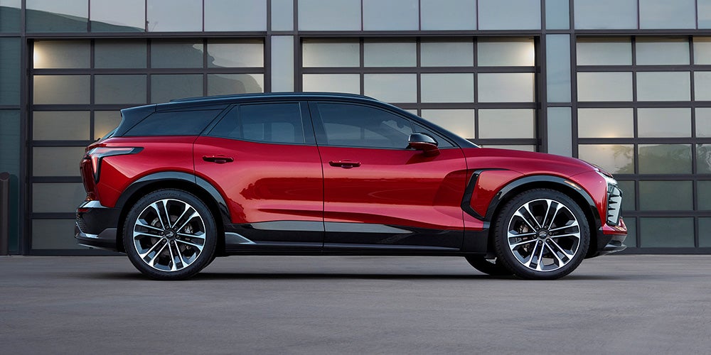 Side Exterior of the All-electric Blazer EV | Vann York Chevrolet in High Point NC