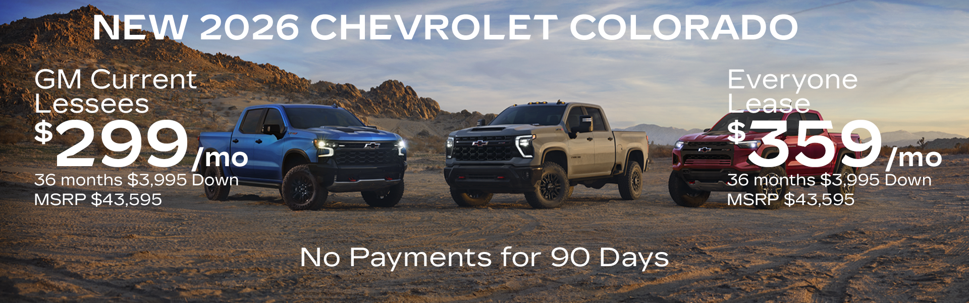 New 2026 Chevrolet Colorado